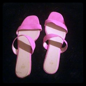 Flamingo Pink 2-strap Sandals
